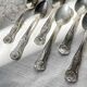 6 Small Vintage Rocaille Style Spoons