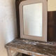 Louis Philippe mirror, 19th century, beige patina.