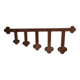 Vintage solid wood coat rack hat rack