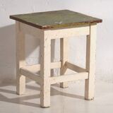 Antique small square tables (circa 1920). 2-piece set