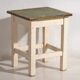 Antique small square tables (circa 1920). 2-piece set