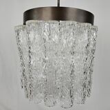 Murano glass chandelier with 14 tubular pendants