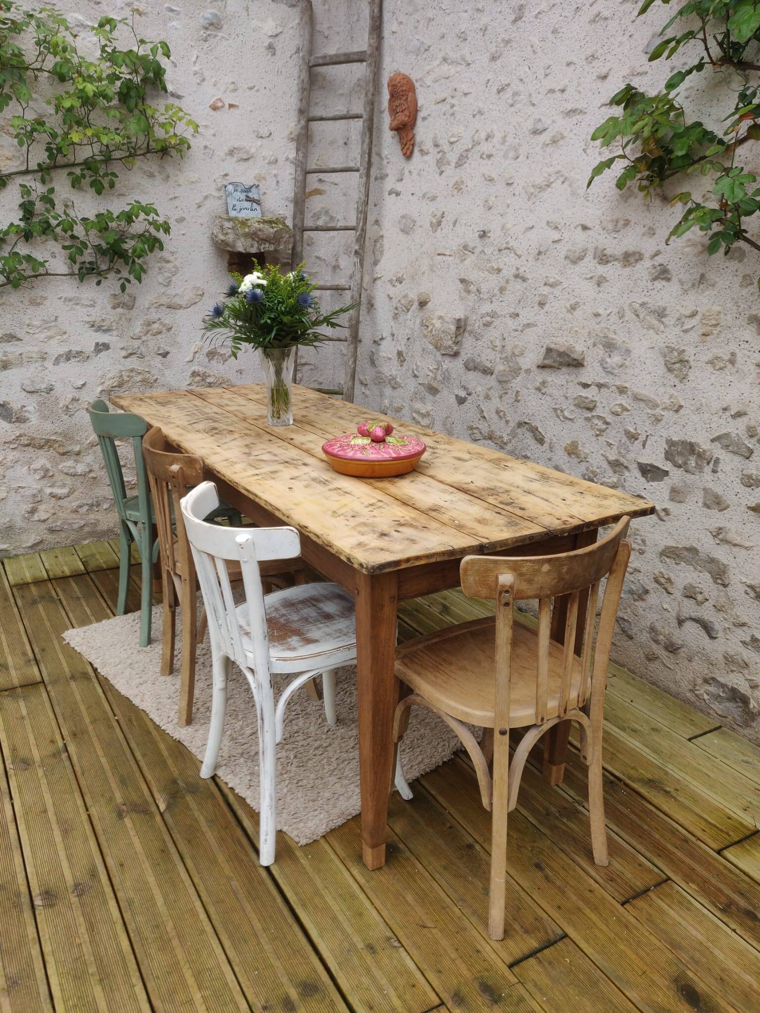 Old farm table
