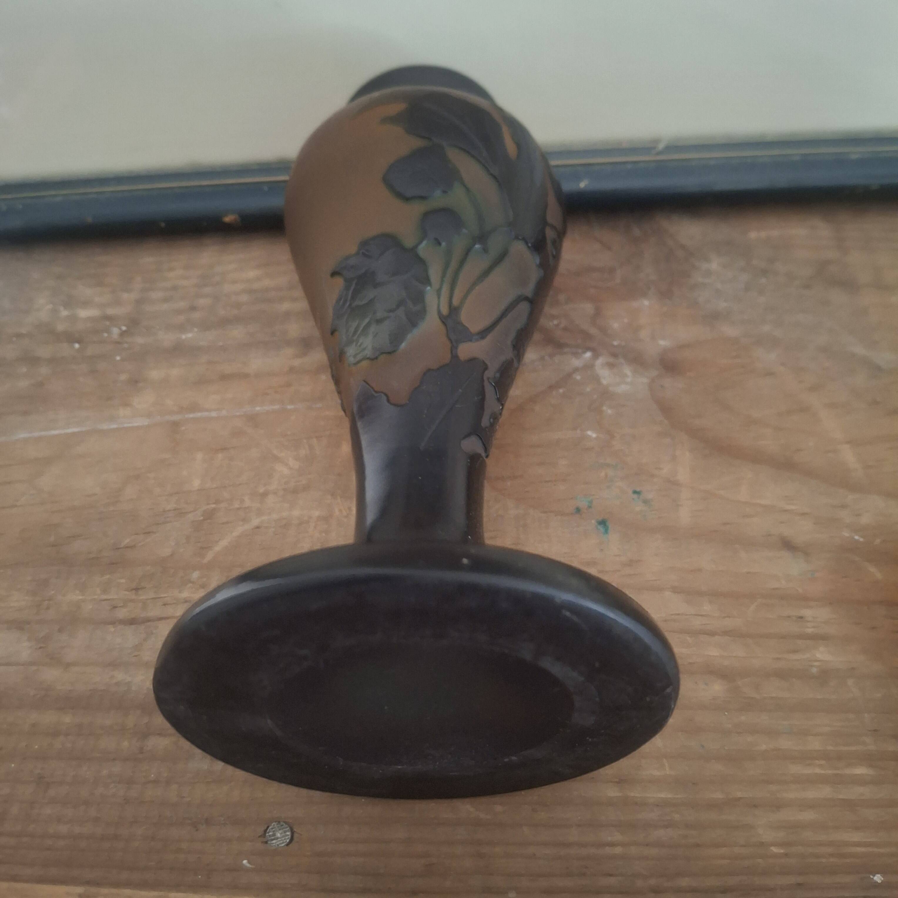 Vase galle art deco.