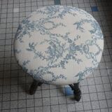 Napoleon III piano stool wood blackened