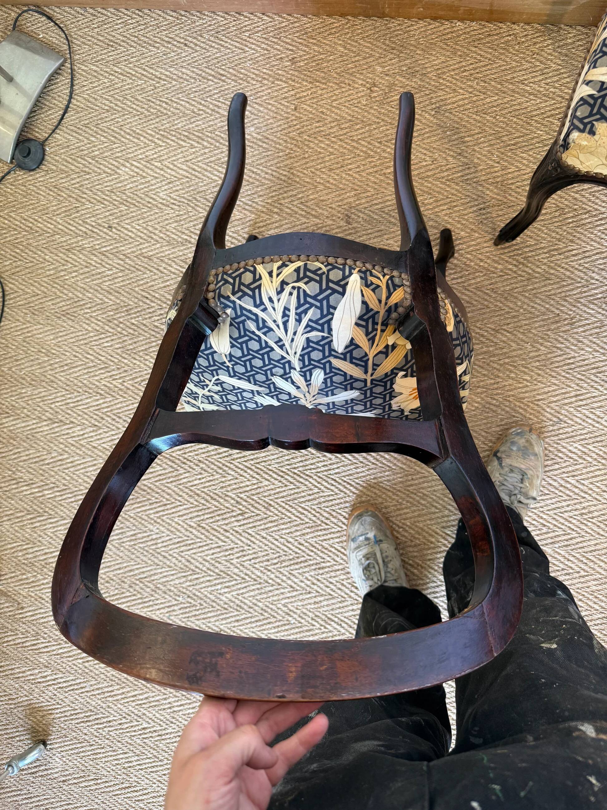 Paire de chaises style Louis Philippe