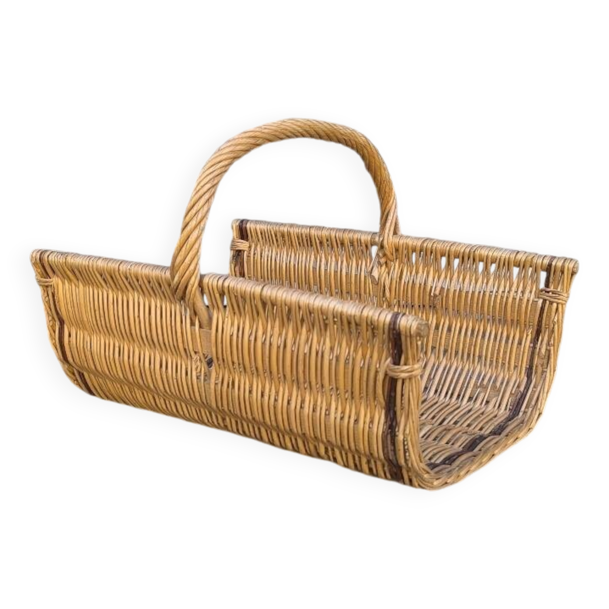 Vintage log basket