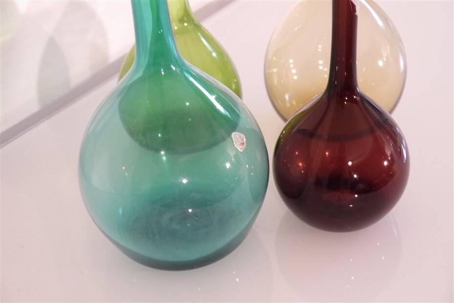 Set of blown vases by Artur Percy, Sweden 1960