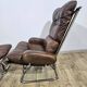 Armchair with footstool, Westnofa, "Wing Chair and foot stool", designed by