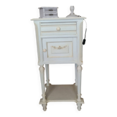 Bedside table early 1900, fluted feet