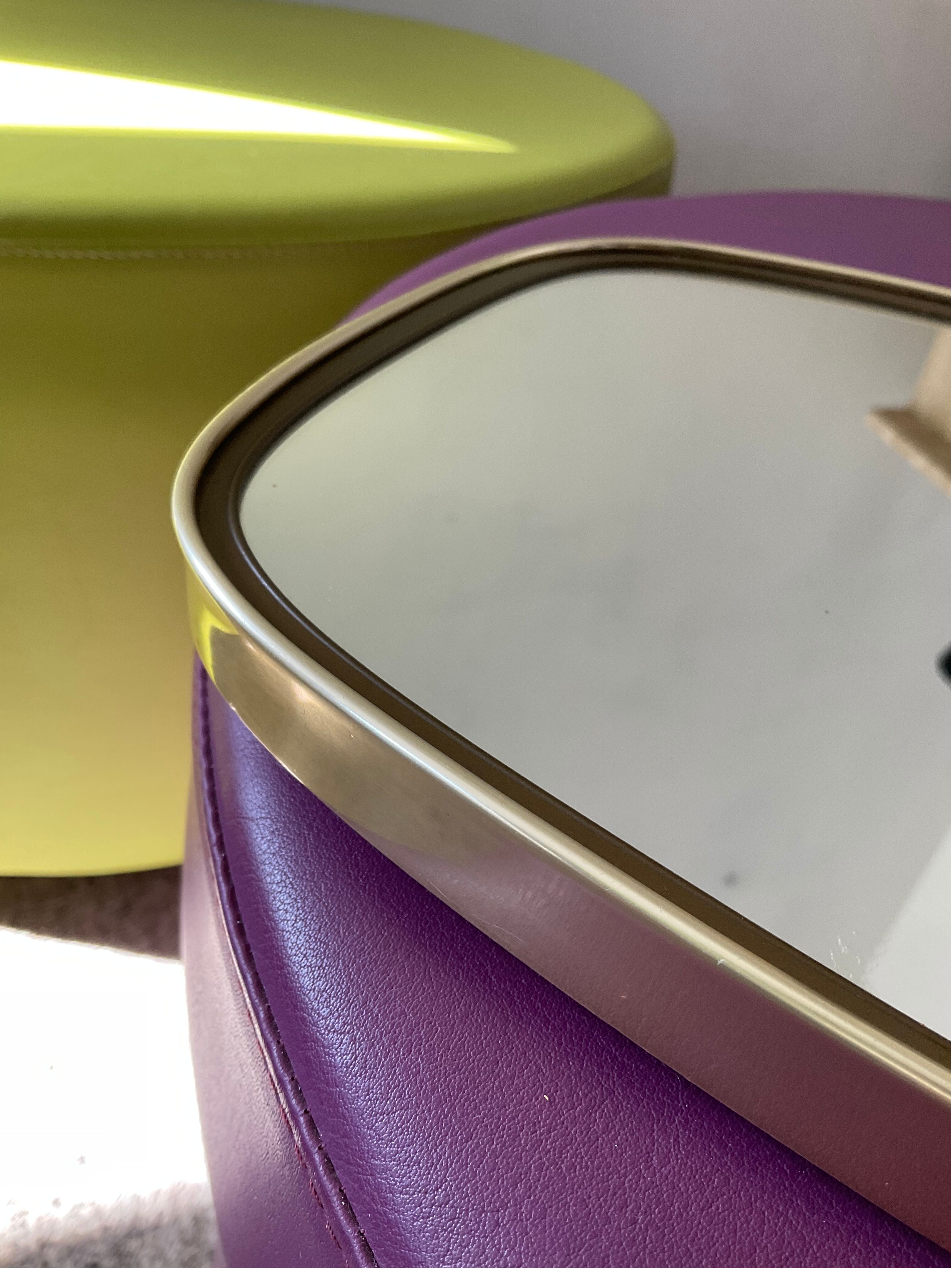 Mirror mirror free form 60s-70s, 46x23 cm