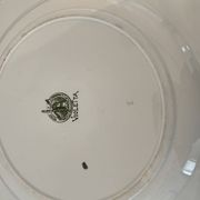 Round ironstone dish Moulin des Loups & Hamage Nord Violetta model