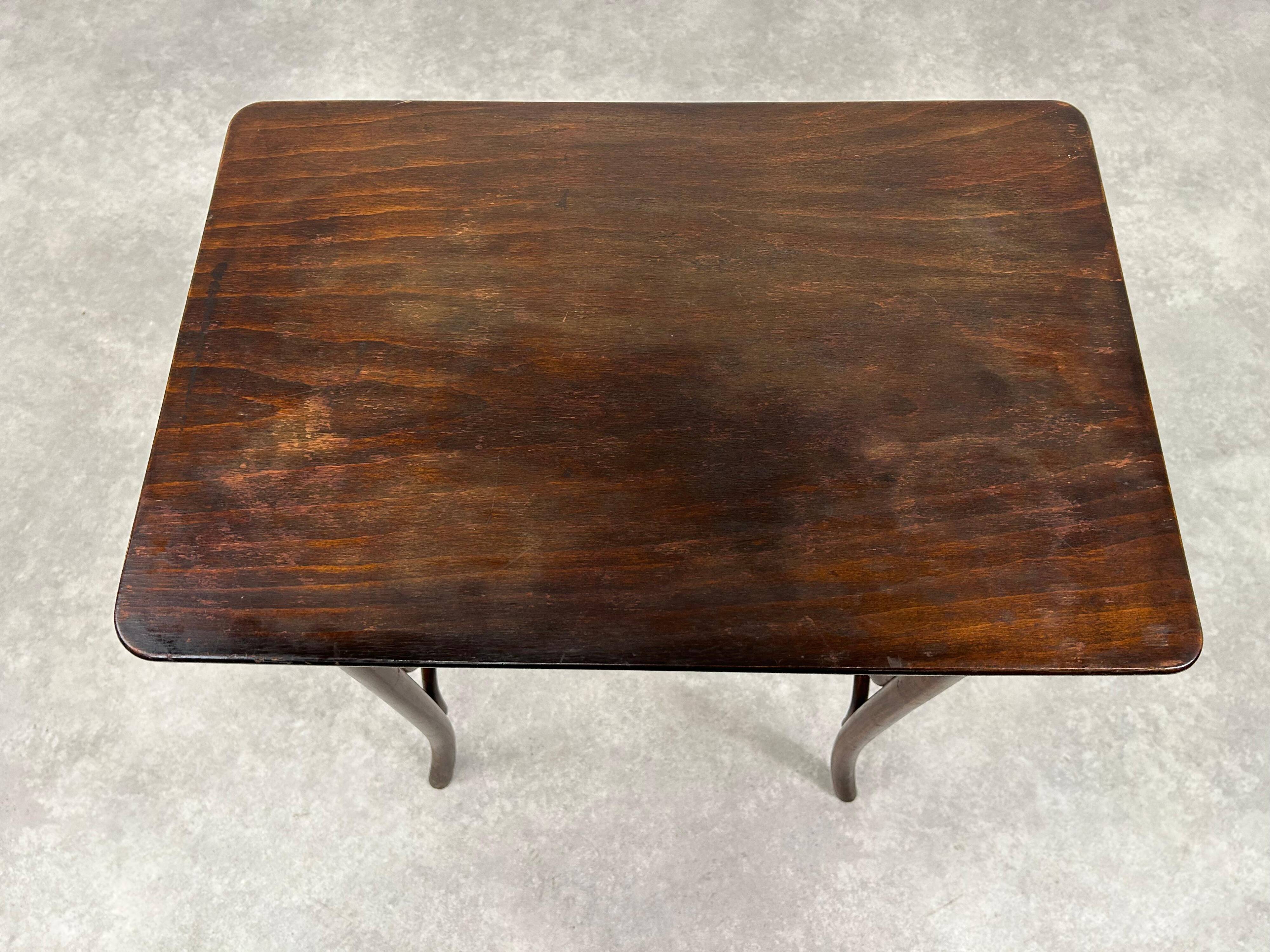 Bentwood side table by Thonet Debrecen