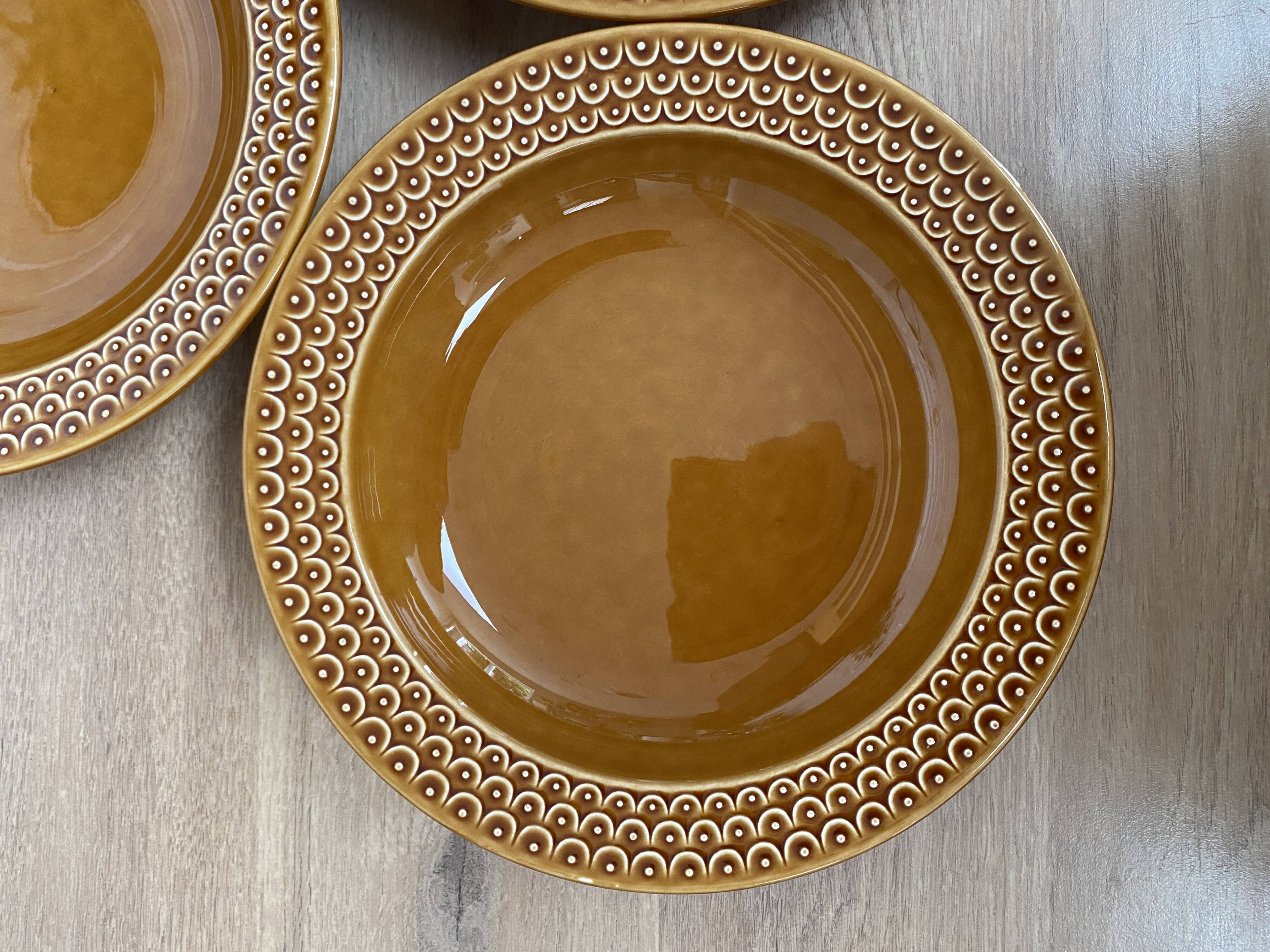 Set of 12 Pagnossin earthenware plates