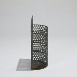 Perforated metal basket, hunchbacked jeans, 1940s