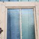 Old fir glass door
