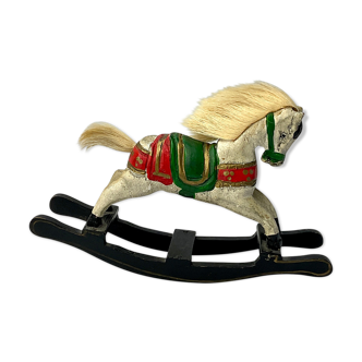 Small wooden horse toy