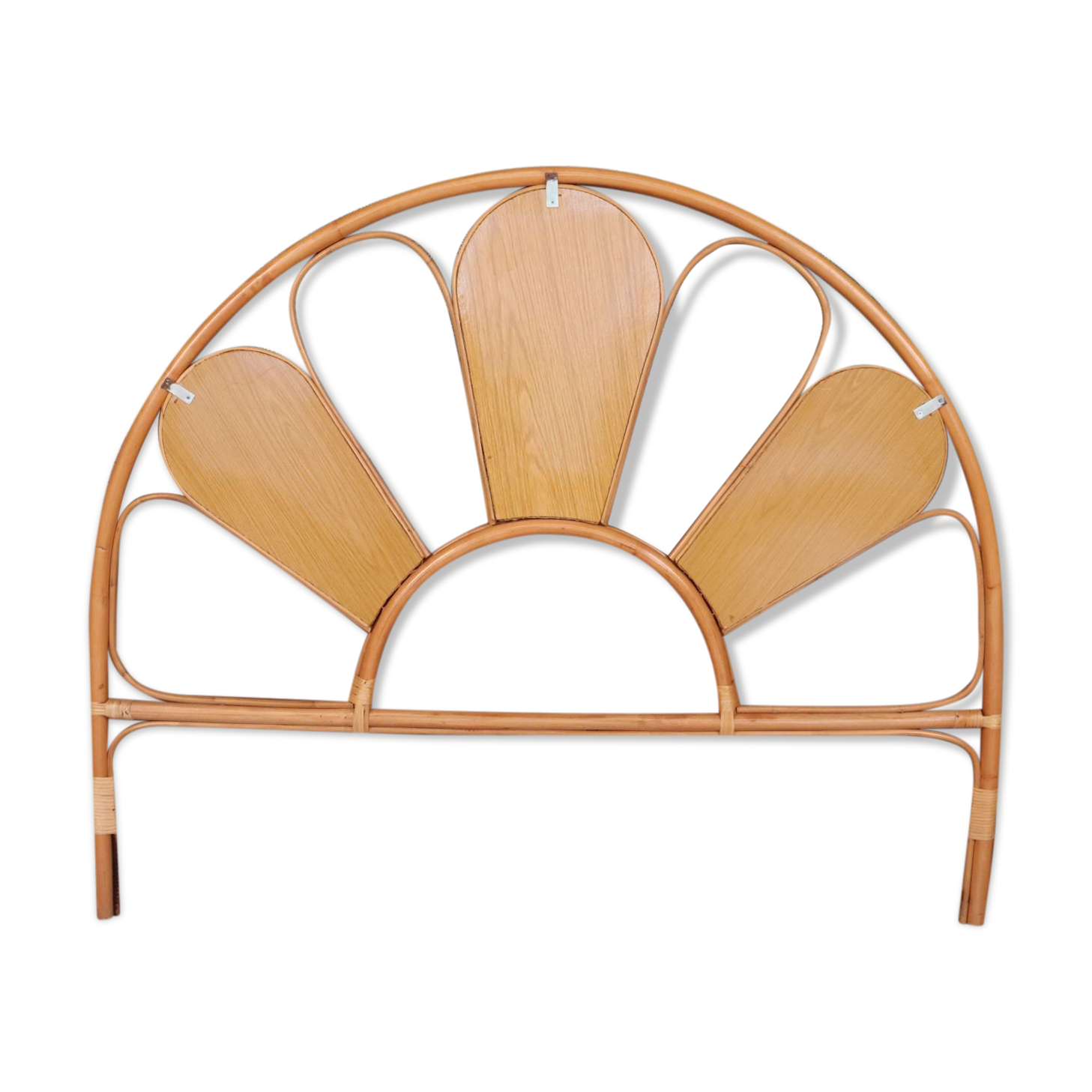 Headboard 140 rattan and cannage