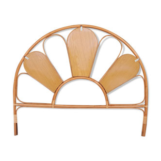 Headboard 140 rattan and cannage