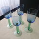 Set of 4 water glasses or large wine glasses contemporary form