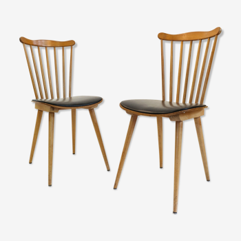 Paire de chaises Menuet par Baumann, 1960