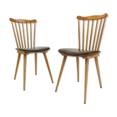 Paire de chaises Menuet par Baumann, 1960