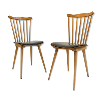 Pair of menuet chairs by Baumann, 1960s