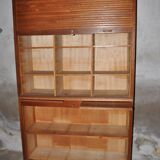 Large curtain cabinet, 2 sections.