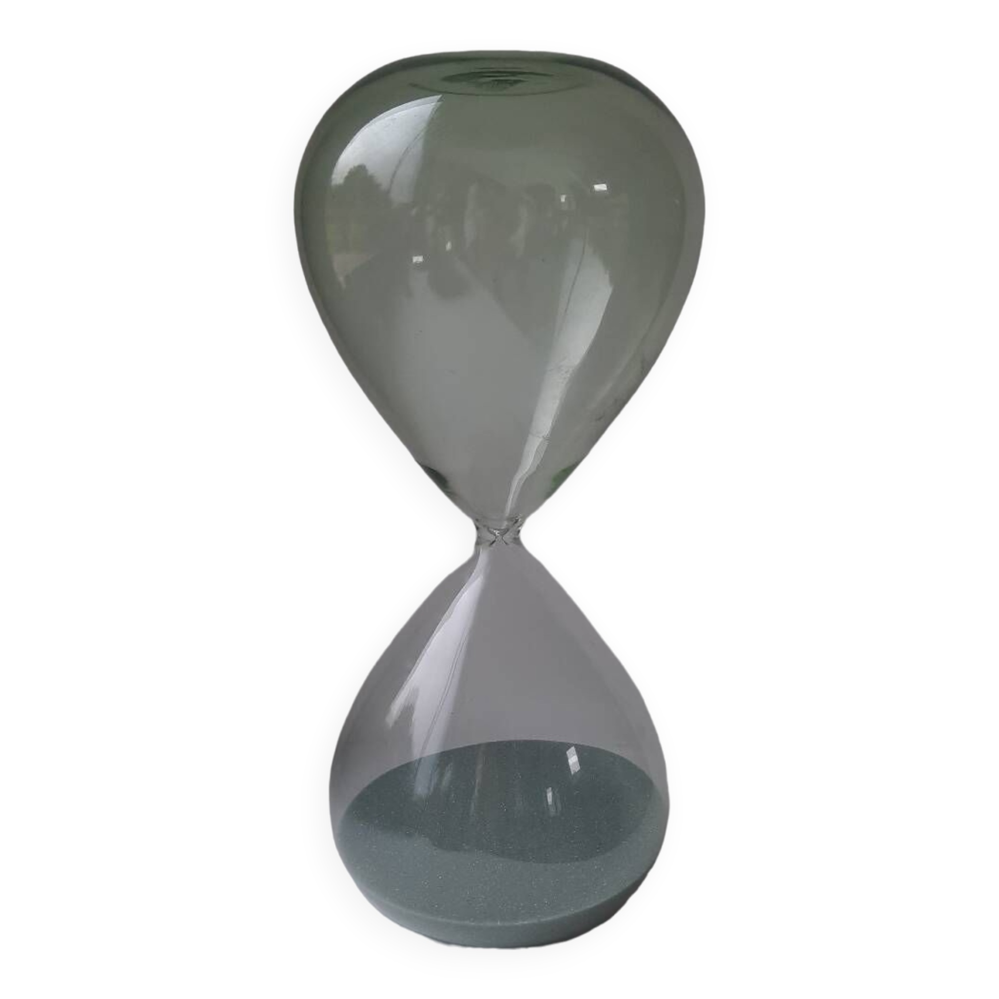 Glass hourglass