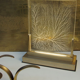 Lampe de bureau doré de Maison Jansen 1970