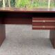 Bureau scandinave vintage style Gauthier bateau 1980 en bois