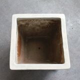 Planter in glazed terracotta, handmade.