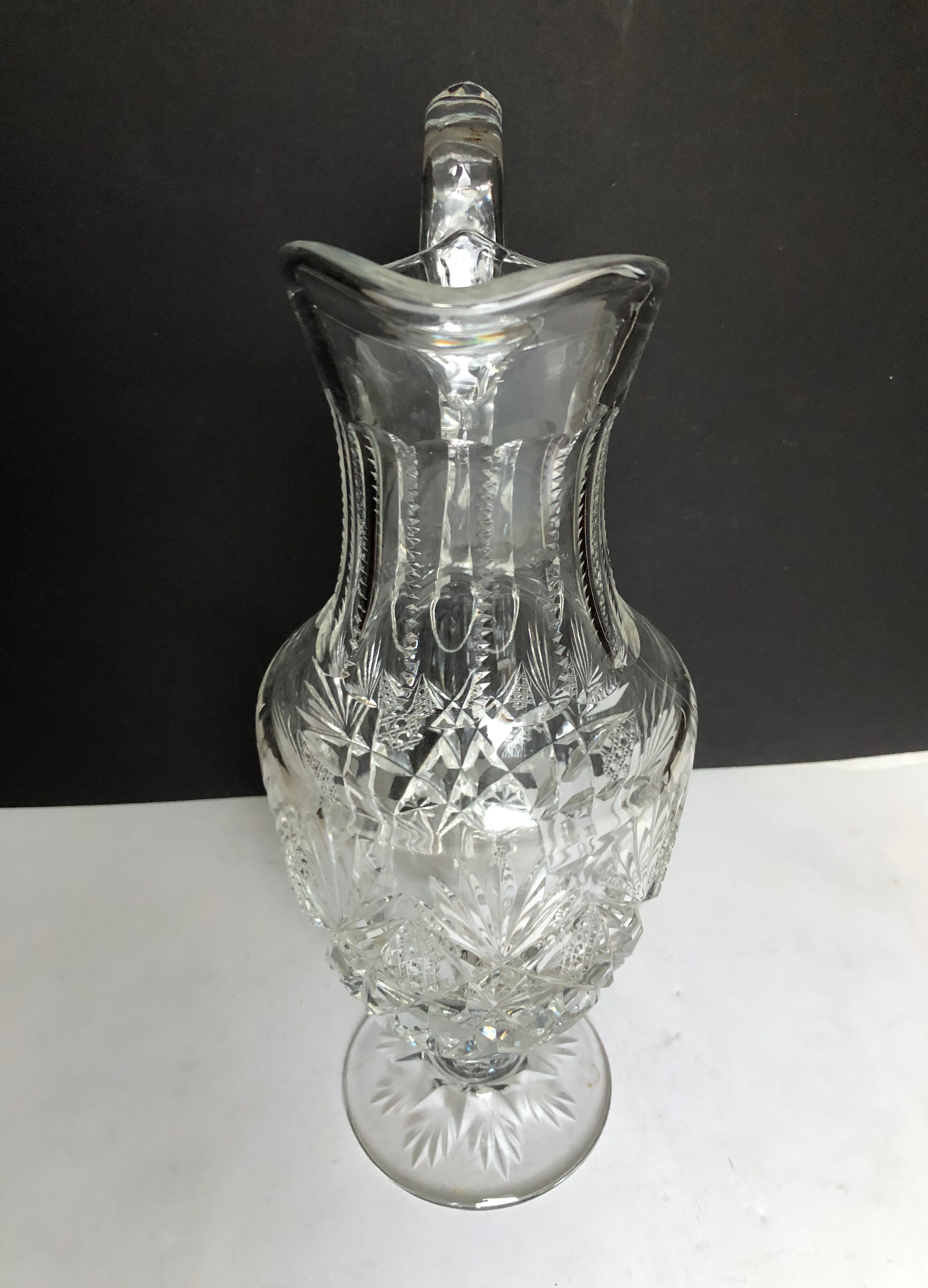 St. Louis crystal pitcher