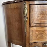 Small curved chest of drawers in Louis XV style
