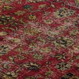 Turkish Anatolian Handmade Vintage Area Rug 190 cm x 107 cm
