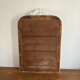 Late 19th century mirror with decorated pediment
