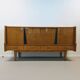 Vintage Scandinavian-style wooden sideboard