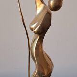 Statue/sculpture-woman-modern art-signed