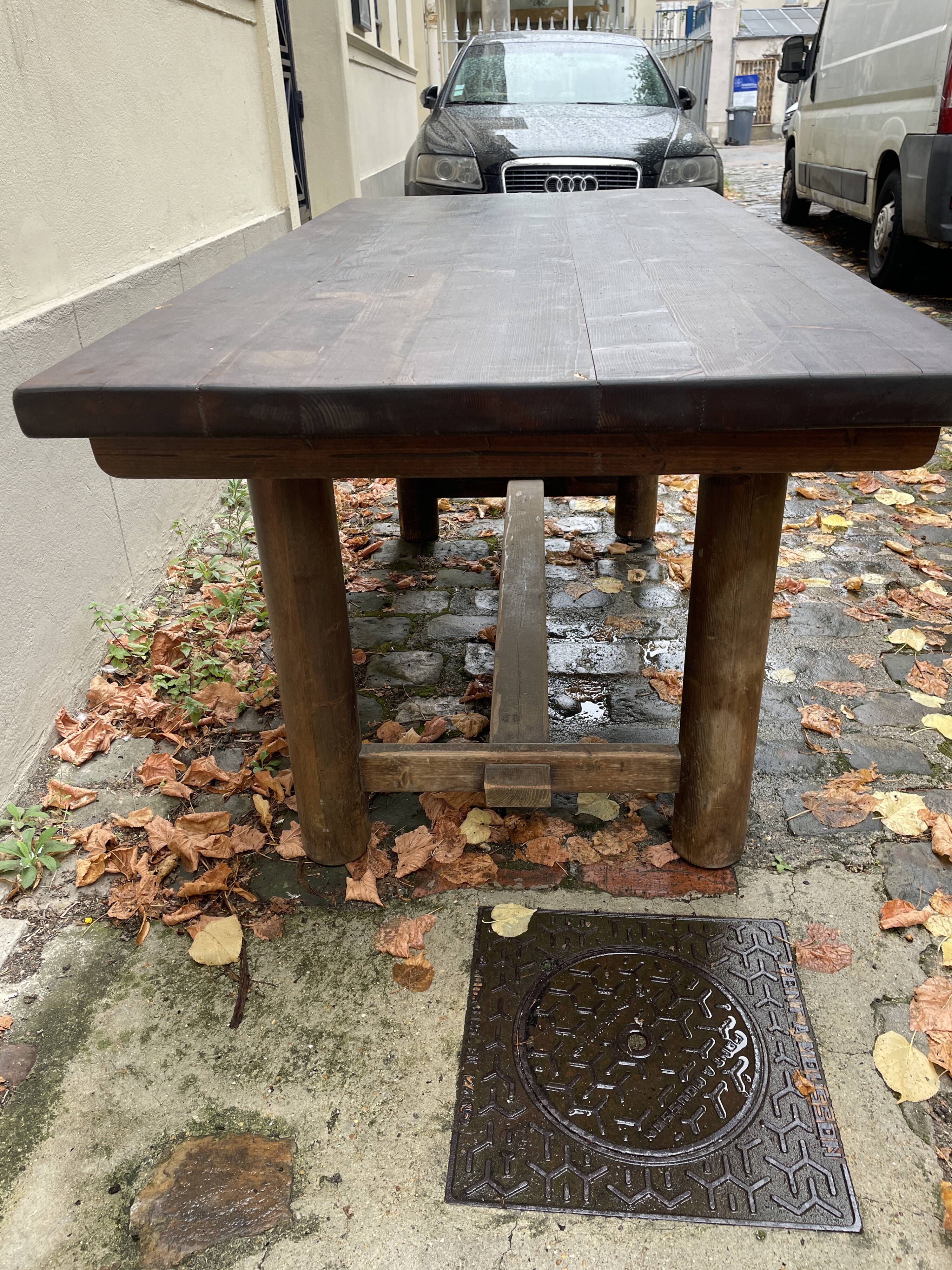 Rustic farmhouse table