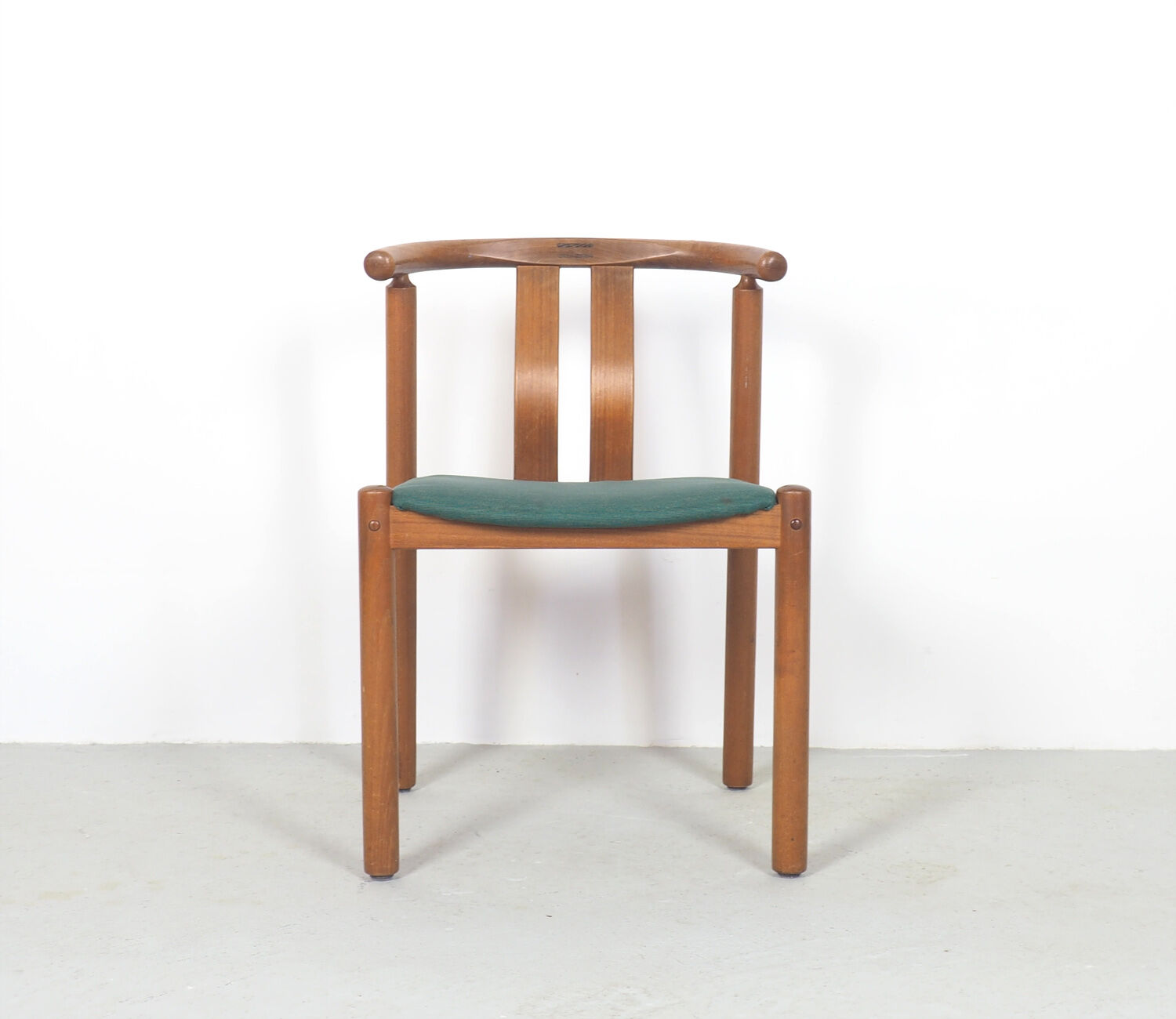 Série de 4 chaises en teck design danois en Uldum, années 1960