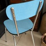 Vintage Blue Formica Chair