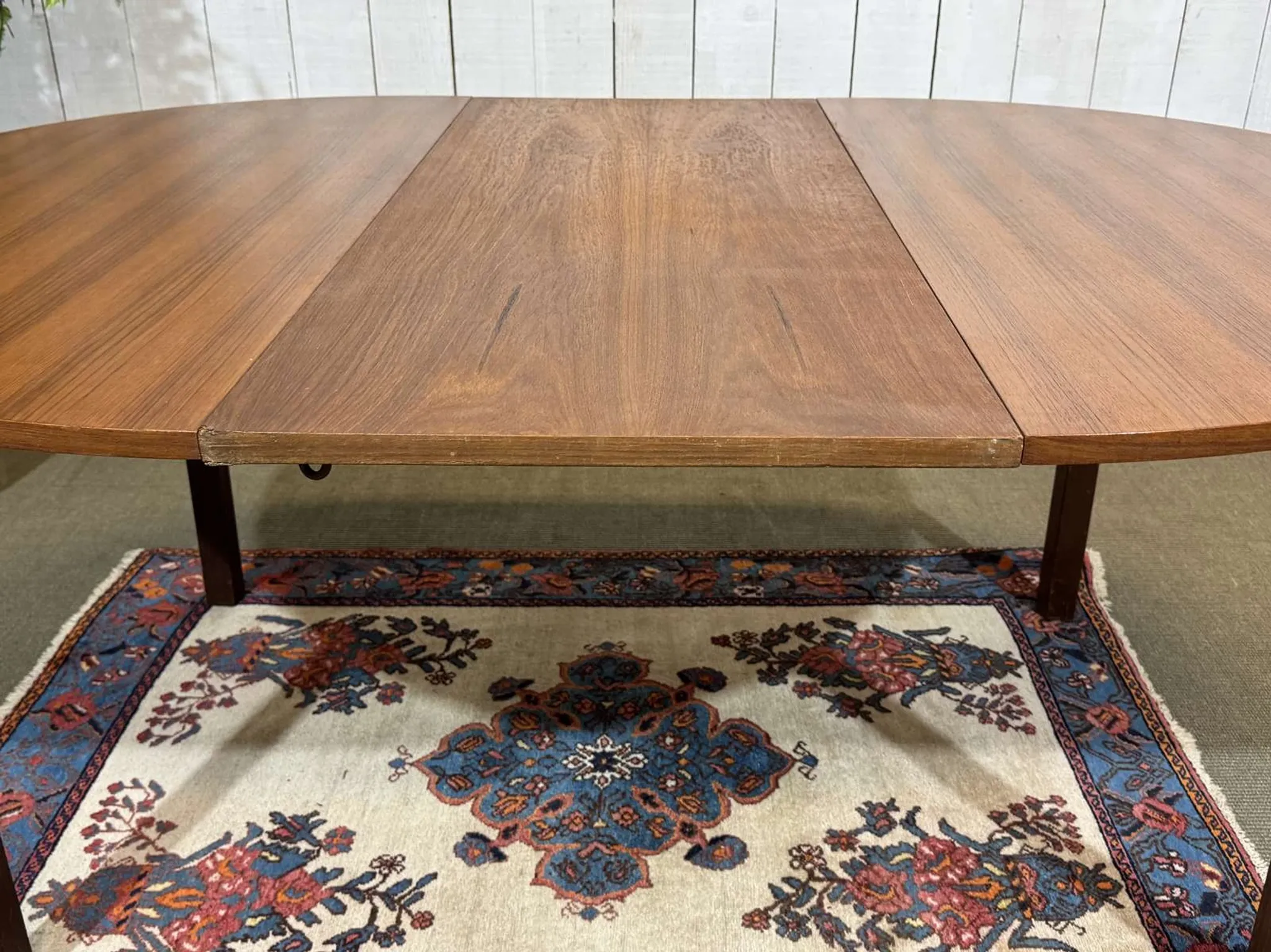 1970s teak table with 1 extension
