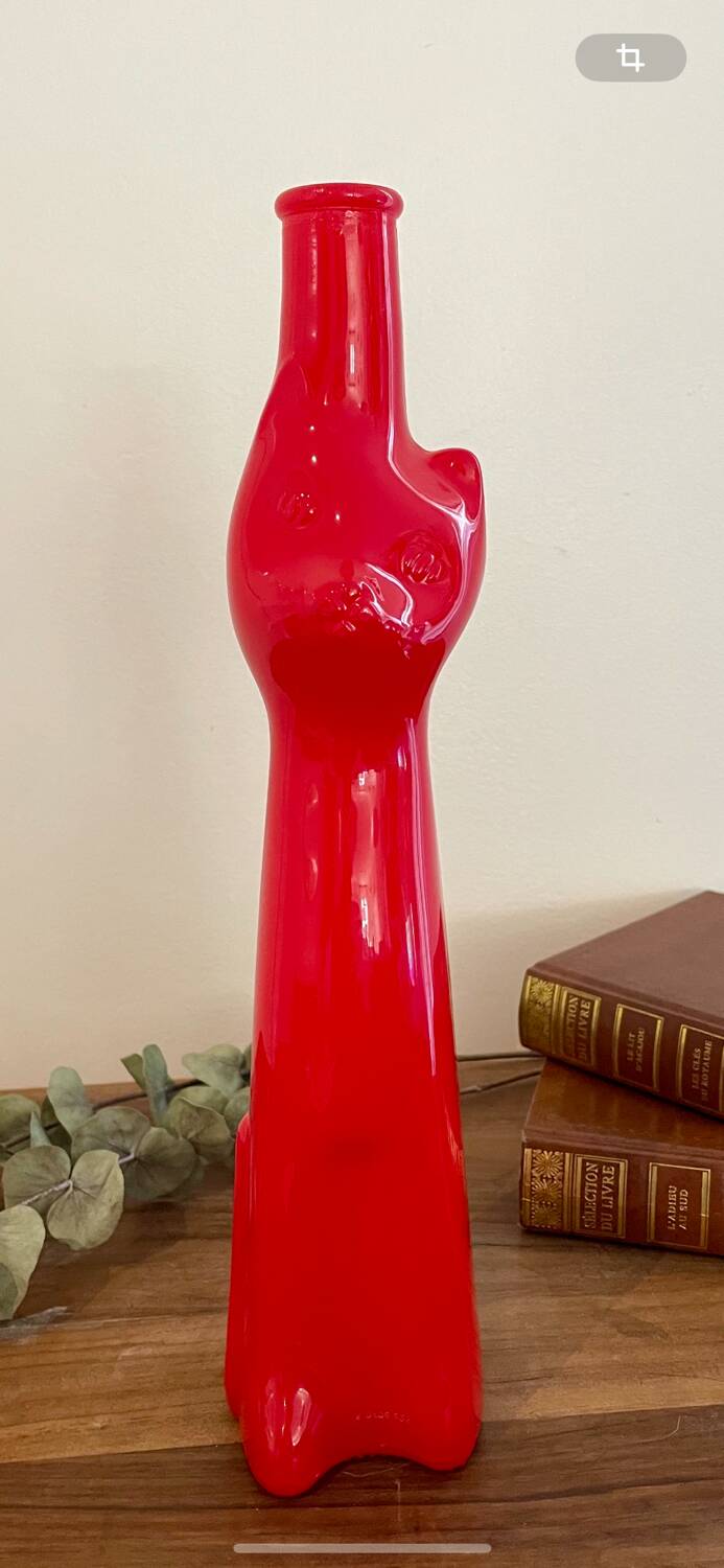 Bouteille en forme de chat