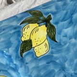 Large square dish with lemon pattern 33cm Aleya Slim