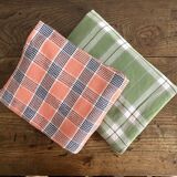 Vintage checkered tablecloth 130X200 cm