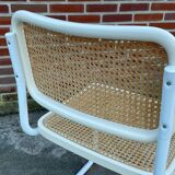 Set of 4 Cesca b32 model chairs in white