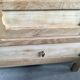 Raw wood hotel cabinet