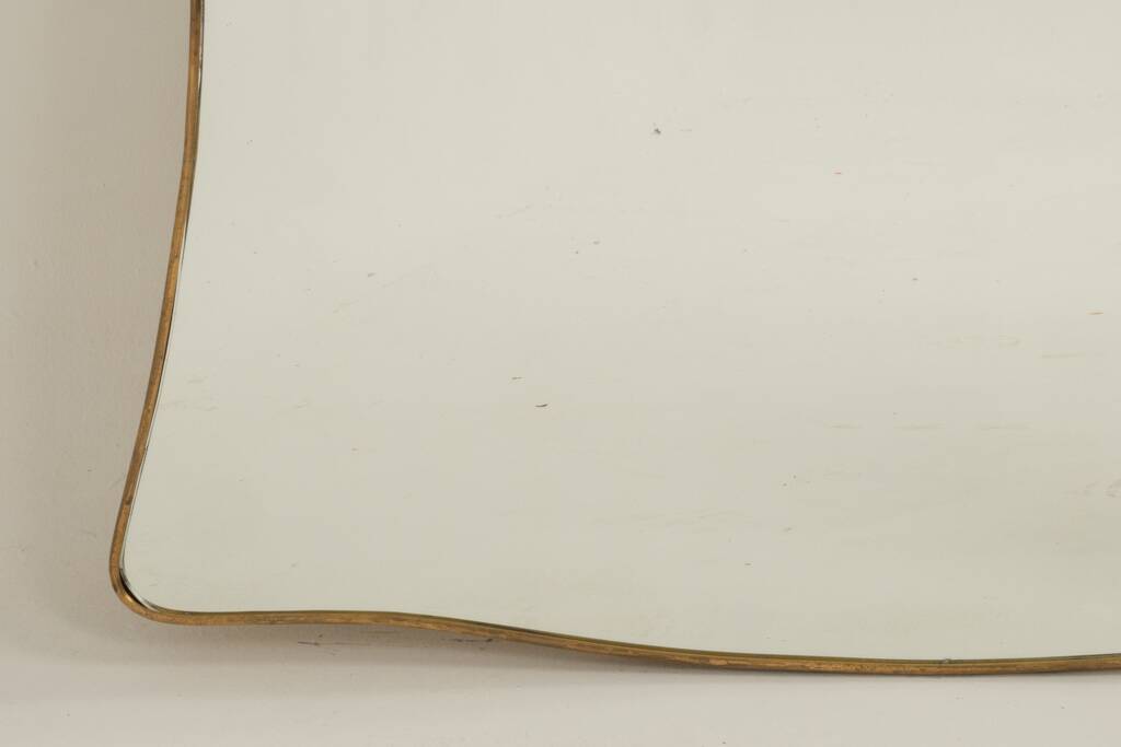 Pair of mirrors in the style of Gio Ponti. Work from the 1980s.