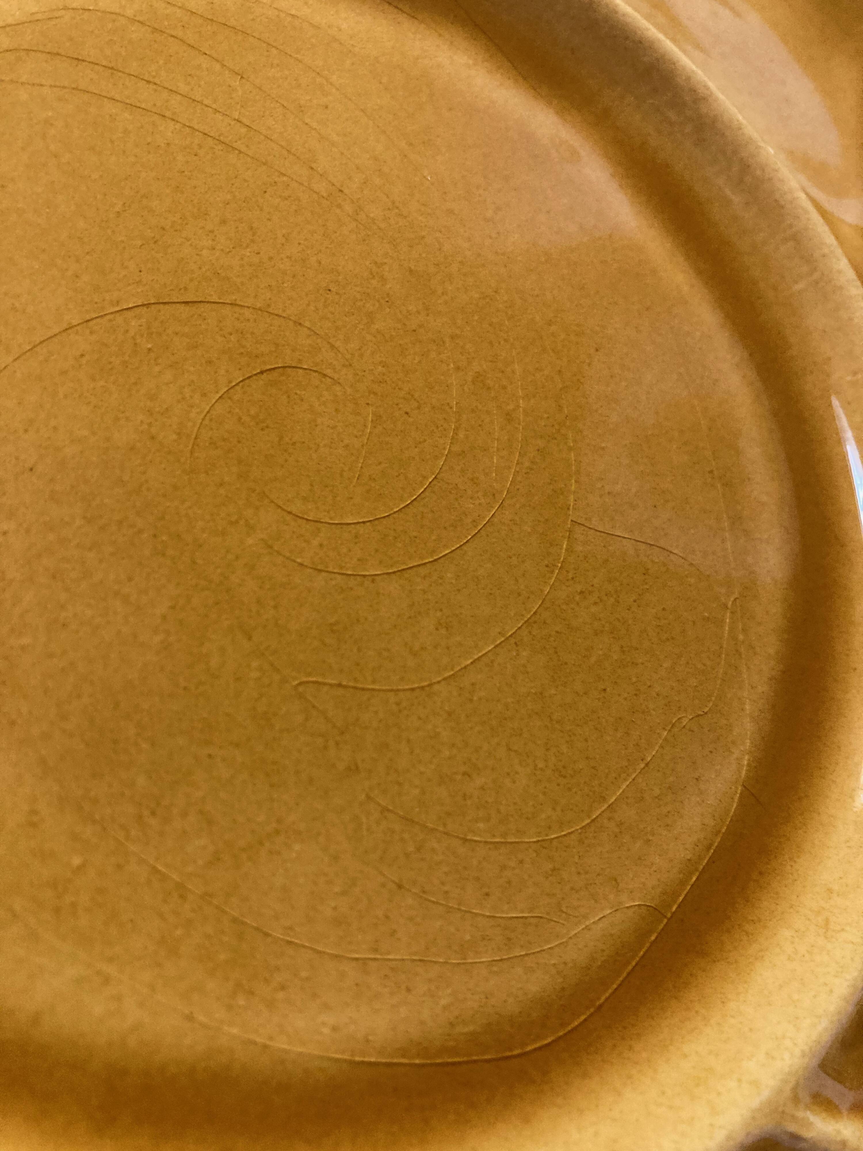 6 compartmentalized plates Les Faïences de Haute-Provence