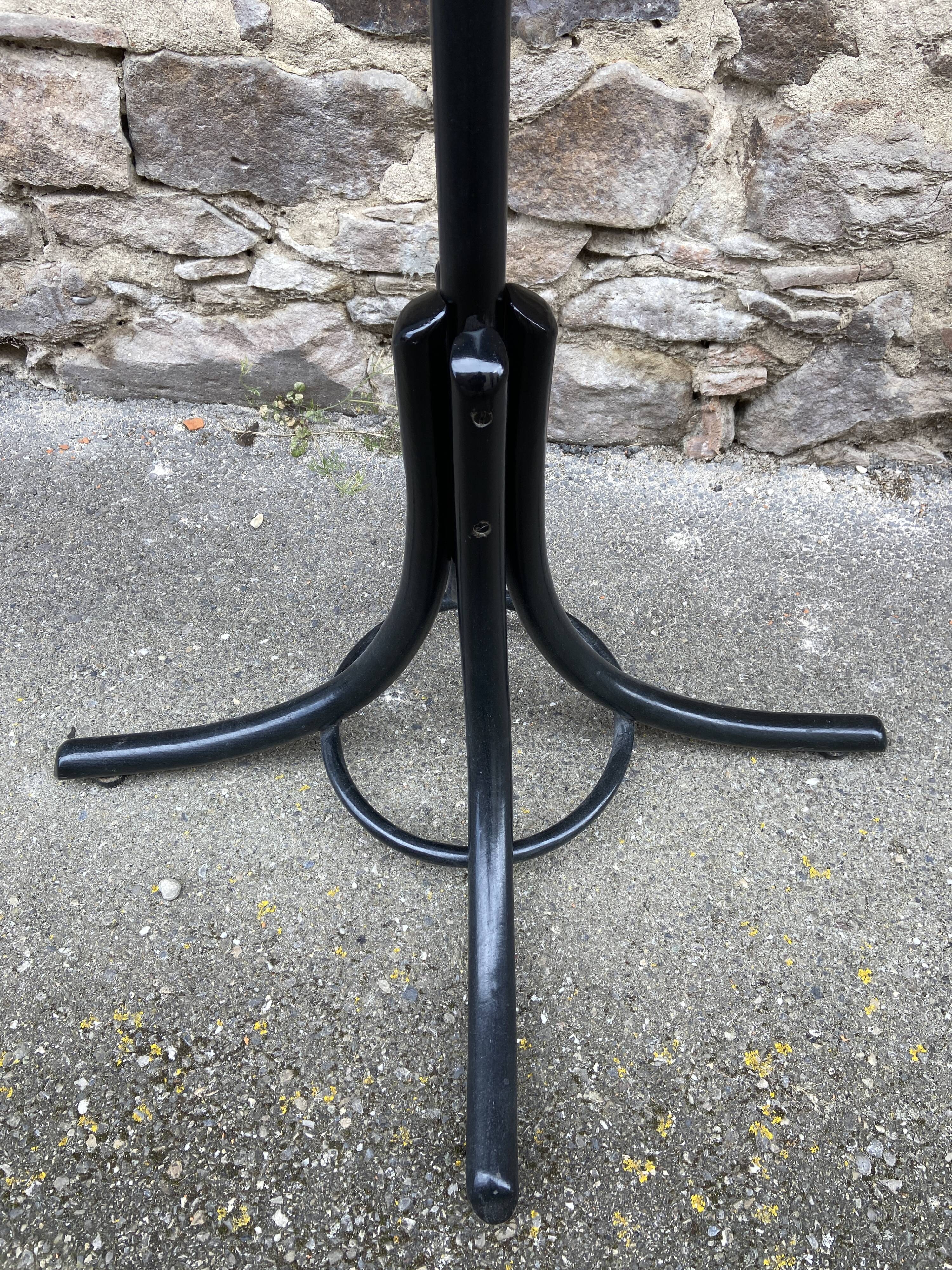 Antique French Art Deco Parrot Coat Rack Curved Wood